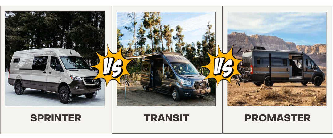 Whats the best van? - Sprinter vs Transit vs Promaster - Van Conversion Comparison Guide