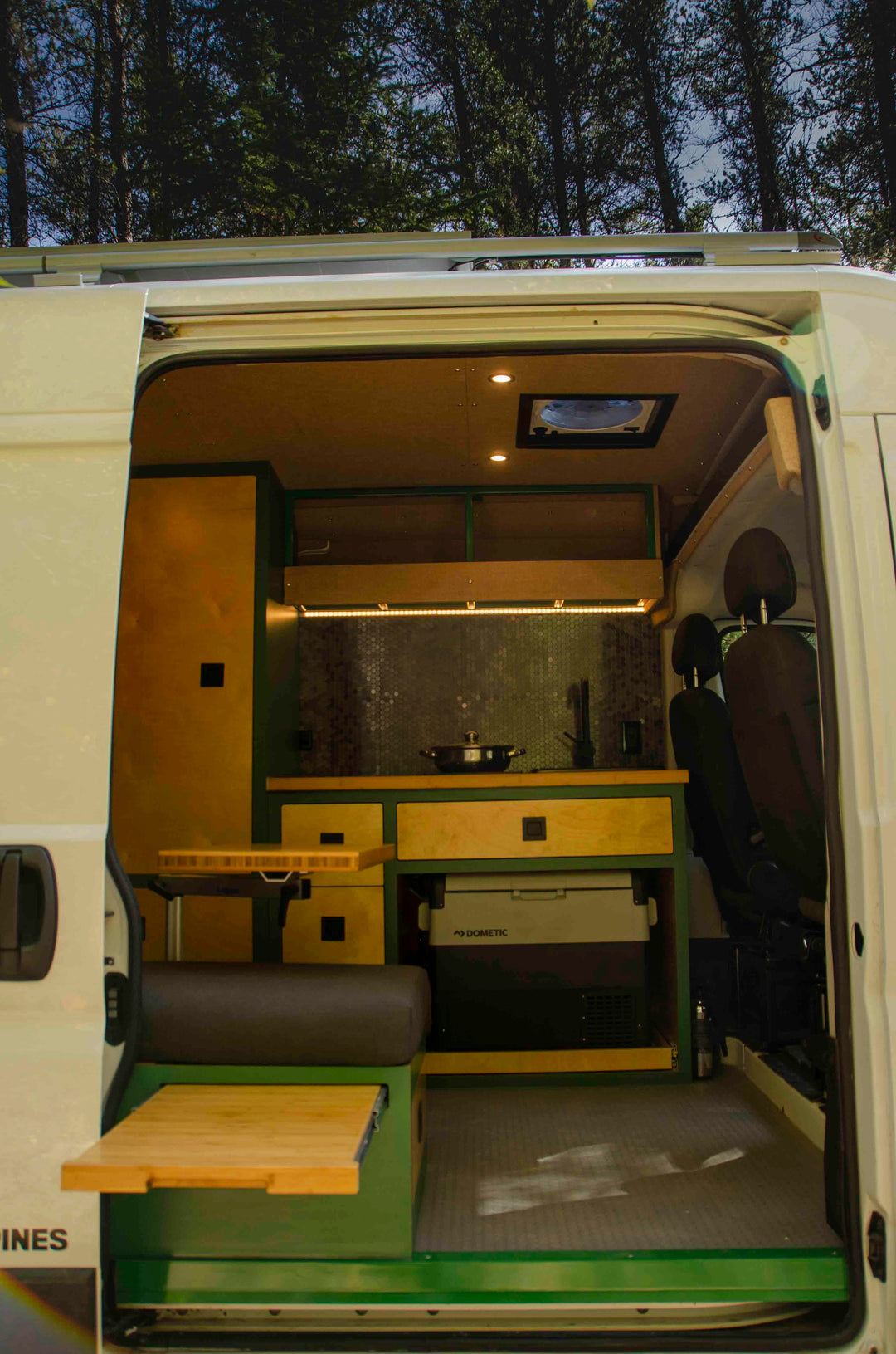 conversion camping vans - ram promaster side view