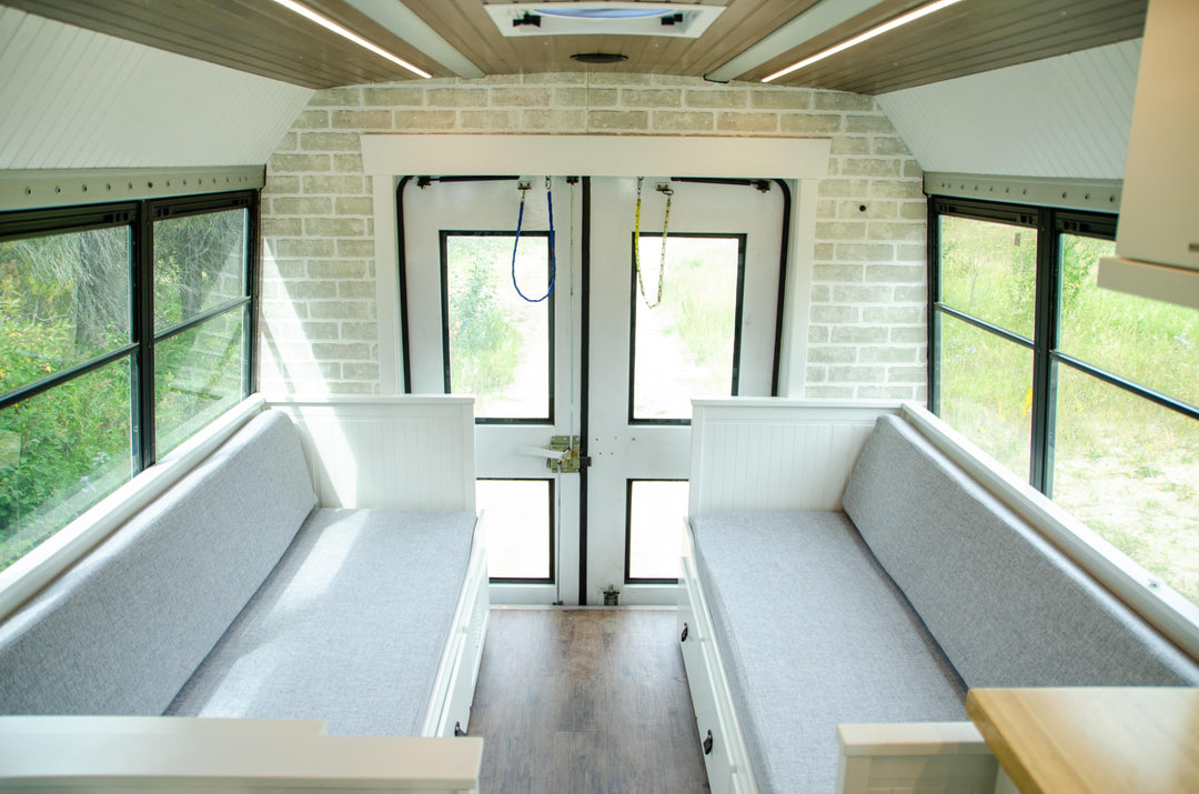 short school bus conversion bed
