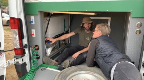 Sprinter van conversion interior